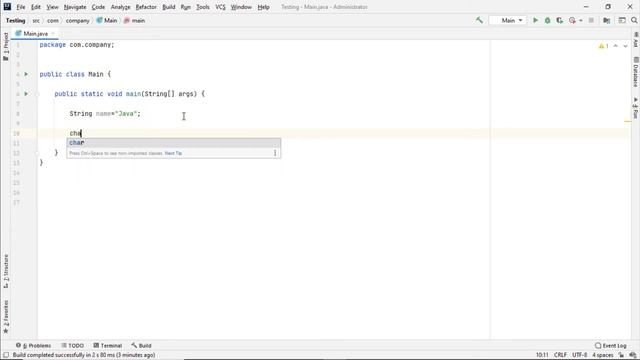String vs character in Java-Java programming for beginners смотреть онлайн