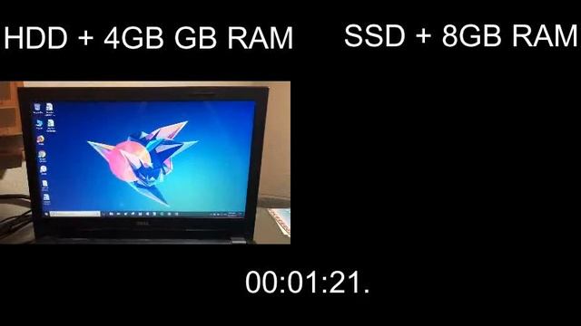 Dell Inspiron 15 3542 Laptop Upgrade - Difference Comparison Speed Test смотреть онлайн