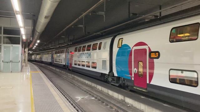 Ouigo entrando en Barcelona Sants смотреть онлайн
