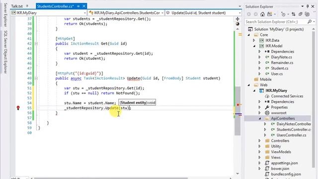 CRUD Operation using Web API in ASP.NET Core with Example [Http Call] смотреть онлайн