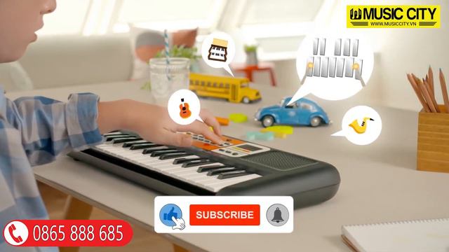Demo Đàn Organ Yamaha PSS-F30 - Music City смотреть онлайн