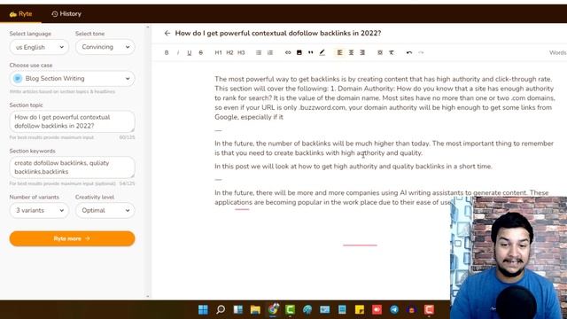 How to Write a COMPLETE SEO ARTICLE with AI Content Generator | Rytr.Me Review and Tutorial смотреть онлайн