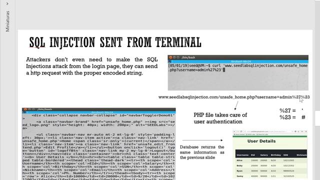 SQL injection attack смотреть онлайн