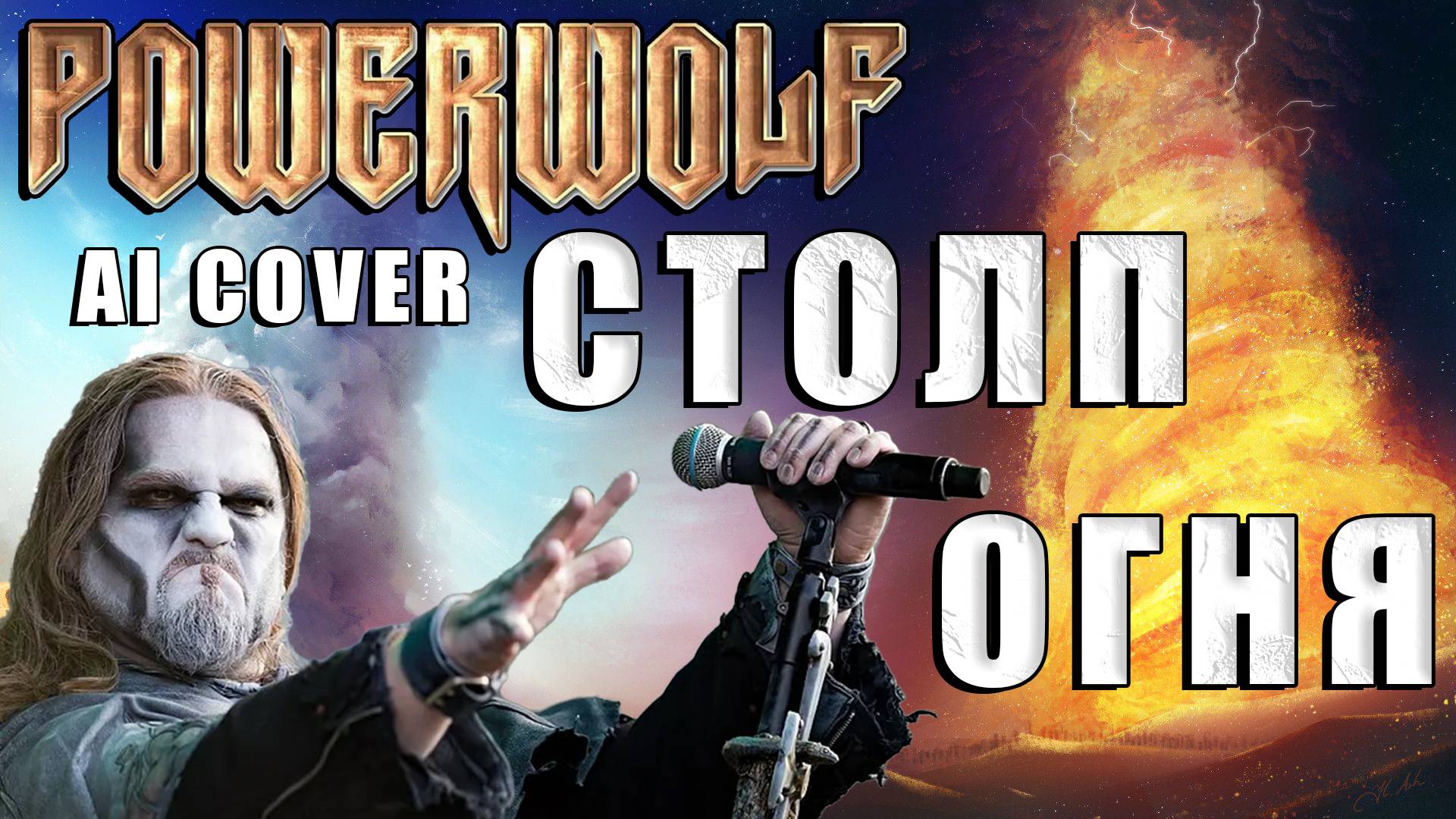 В стиле POWERWOLF - Столп Огня метал кавер версия смотреть онлайн