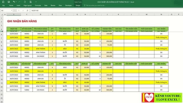 CÁCH ĐỂ NÚT LỌC KHÔNG CHE NỘI DUNG TIÊU ĐỀ (ILOVEEXCEL!)