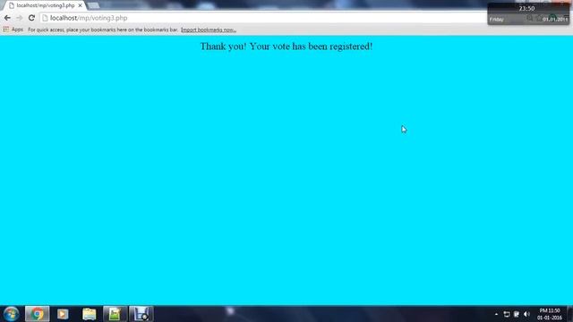 Online Voting System using PHP смотреть онлайн