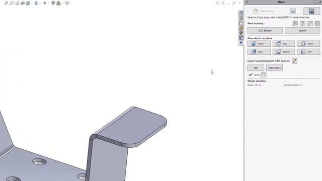 Export SOLIDWORKS drawings to PDF and DXF in one click | Drew Feature смотреть онлайн