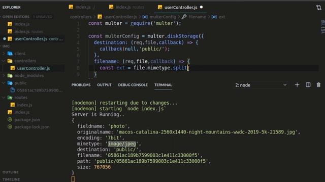 Upload Image Using React and Nodejs смотреть онлайн