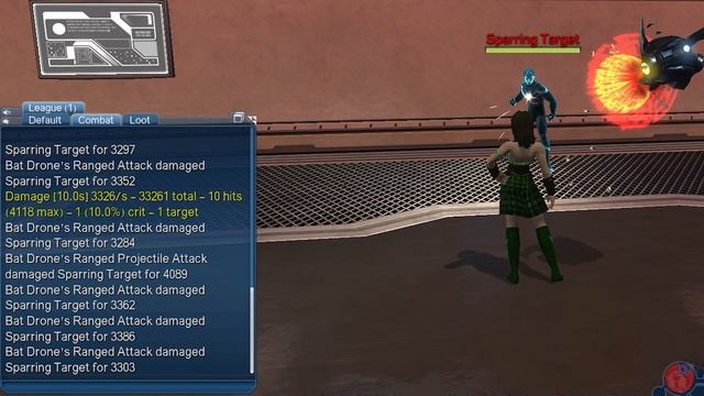 DCUO - New Bat Drone Combat Pet Trinket : First Look and Damage Test смотреть онлайн