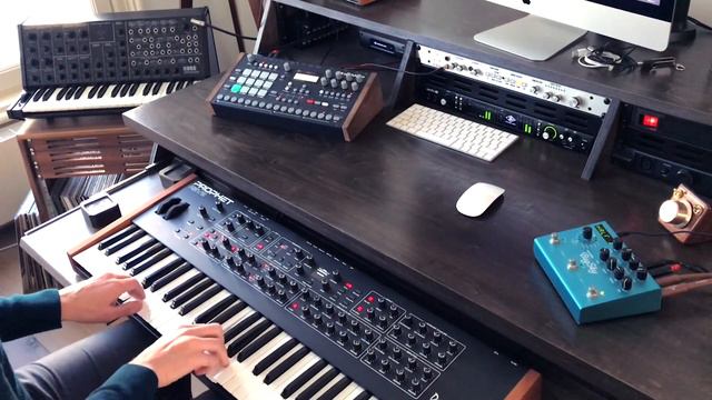 Techno music with a Prophet Rev2 смотреть онлайн