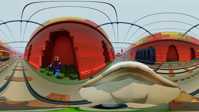 LEGO SUBWAY SURFERS 360° - VR Video смотреть онлайн