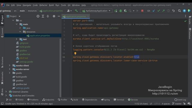 Микросервисы на Spring: добавление API Gateway (2022) смотреть онлайн