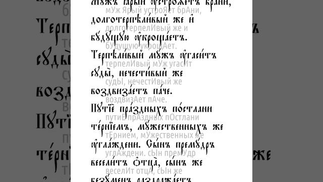 Притчи Соломона. Глава 15 смотреть онлайн