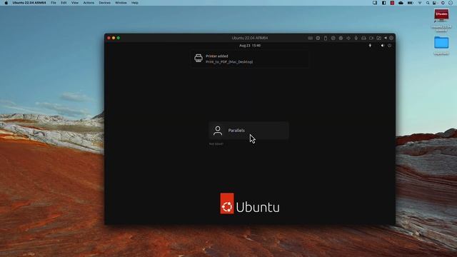 Installing and getting started with Ubuntu 22.04 in Parallel Desktop 18 with Apple M Series Chip смотреть онлайн