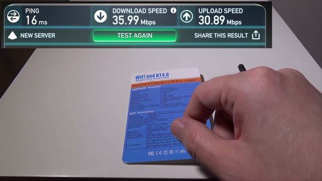 ANEWISH Wifi and Bluetooth 4.0 Combo USB Adapter Review смотреть онлайн