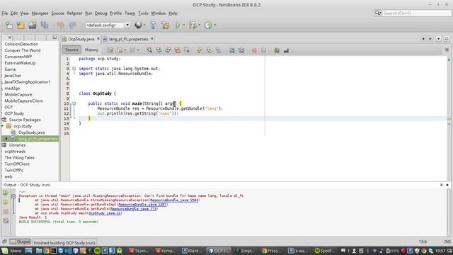 Java:ResourceBundle .properties (Localization) смотреть онлайн