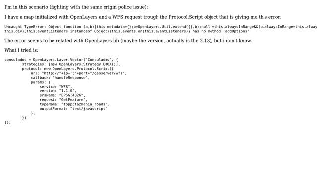 GIS: JSONP working with GeoServer and OpenLayers смотреть онлайн