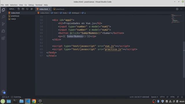 Vue Super Básico 019 - Propiedades computadas en Vue смотреть онлайн