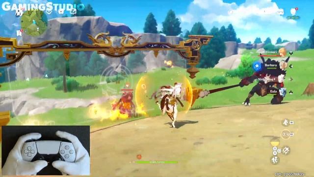 PS5 Gameplay ❯ Genshin Impact looks MARVELOUS + Controller Handcam ❯ 4K 60fps HDR смотреть онлайн