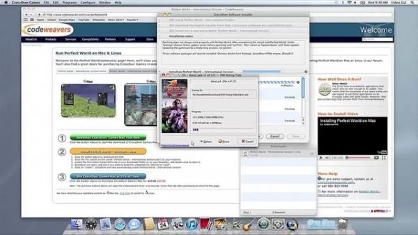 Installing Perfect World on Mac with CrossOver Games