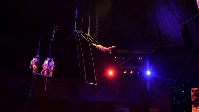The Flying Cranes (Firebirds) Воздушный полет Журавли (Жар-Птицы) Flying Trapeze. Professional Vers смотреть онлайн