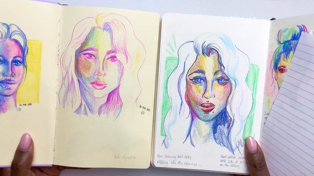 Art Haul, Sketchbook Tour and Portrait Challenge смотреть онлайн