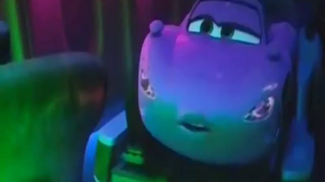 Lightning McQueen And Sally Carrera.Tow Mater And Holley Shiftwell-