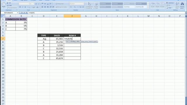 Excel - Match Function (lesson #1) смотреть онлайн