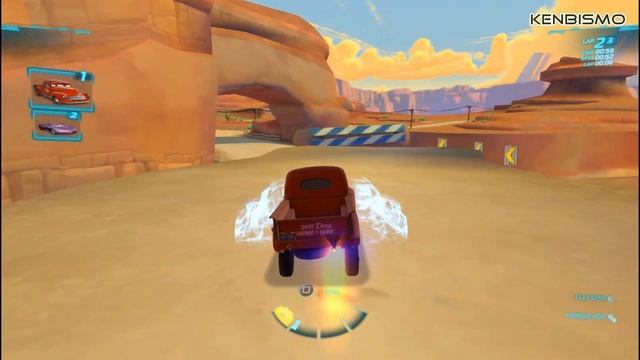 Cars 2 The Video Game Driven To Win Mod - Old School Smokey Timberline Sprint - PC Gameplay 1080p H