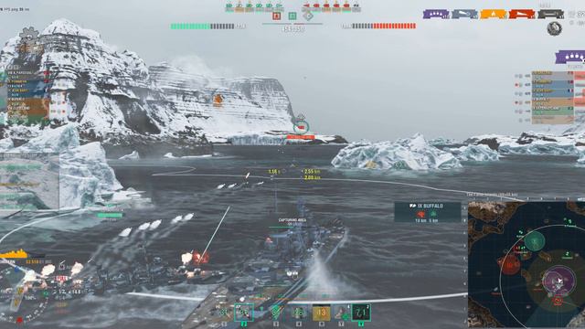 Pommern 3 Kills & 132k Damage | World of Warships Gameplay смотреть онлайн