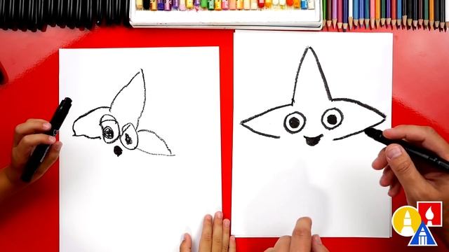 How To Draw A Starfish - Preschool смотреть онлайн