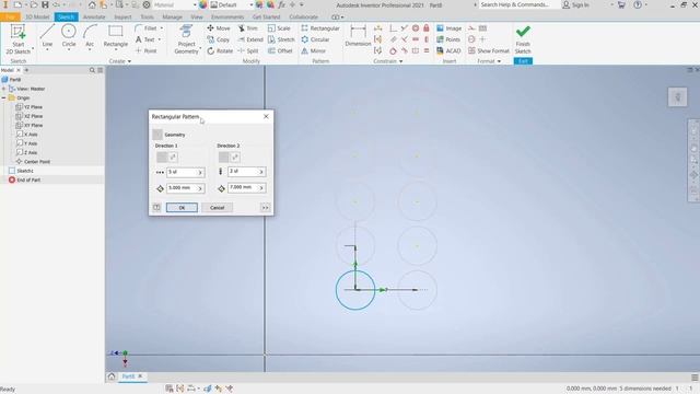 Inventor How To Edit Rectangular Pattern Sketch смотреть онлайн
