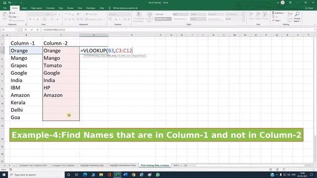 how to compare two columns in excel using different methods | SVJ Academy смотреть онлайн
