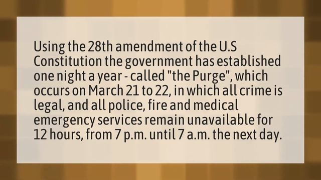 What day is purge day? смотреть онлайн