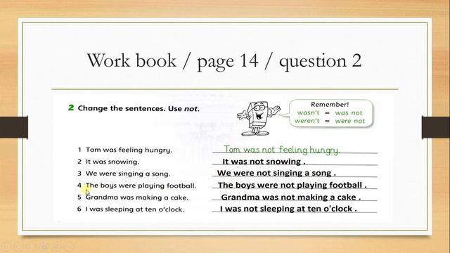 past continuous negative and question / 4th grade смотреть онлайн