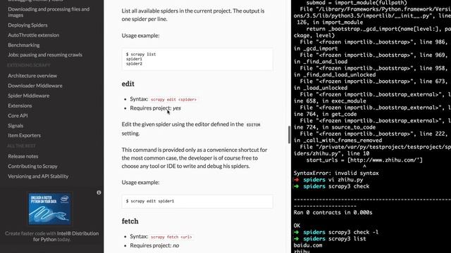 课时24：Scrapy命令行详解 смотреть онлайн