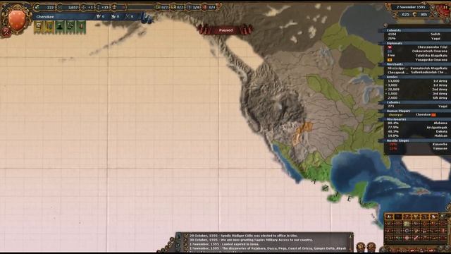 Cherokee No Trail Of Tears 20 - Achievement in Conquest Of Paradise Europa Universalis 4 смотреть онлайн