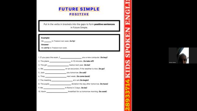 FUTURE SIMPLE | Kids Spoken English смотреть онлайн