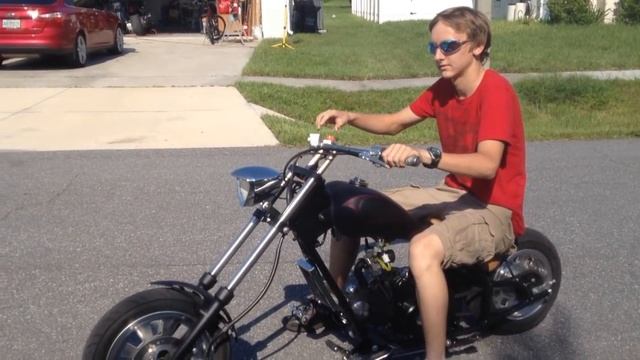 49cc Mini-Chopper re-Build смотреть онлайн