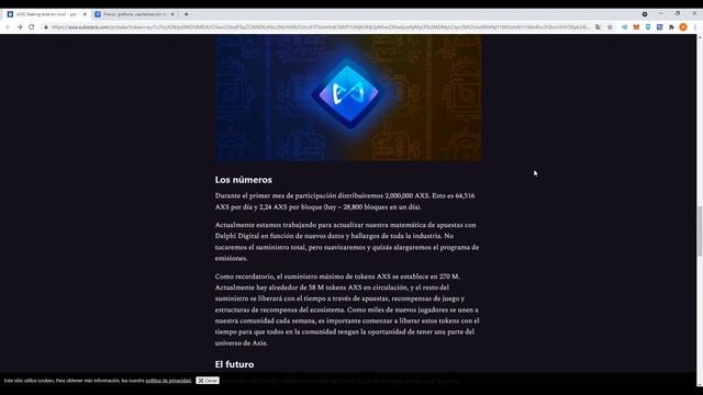 AXS STAKING ?  En La RED DE RONIN !! ✔️ Axie Infinity