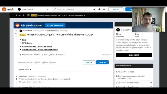 CODEX взломали Assassin's Creed:Origins - The Curse of the Pharaohs!Новая ЭРА CODEX! смотреть онлайн