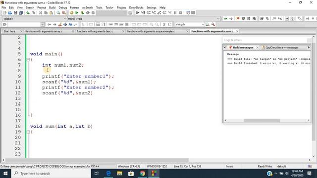Functions with Arguments| C Programming | Variable as argument| Arrays As Argument| Lecture videos смотреть онлайн