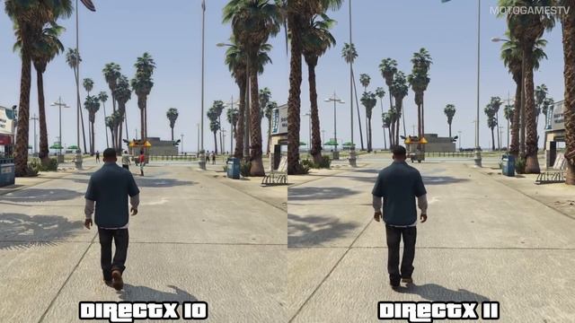 GTA V PC - DirectX 10 vs DirectX 11 - Graphics Comparison (60 FPS) смотреть онлайн
