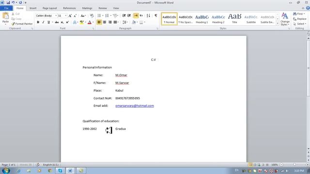 Ms Office 2010 Word Part 1) File Menu in Dari / Farsi Omar Akbari смотреть онлайн