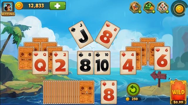 Pyramid Solitaire Adventure | Card Game | Let's Play смотреть онлайн