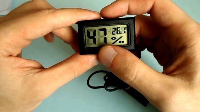 Электронный градусник, термометр и гигрометр с датчиком смотреть онлайн