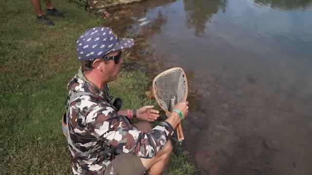 EAT WHAT YOU CATCH CREEK Fishing CHALLENGE! ( CATCH CLEAN COOK ) смотреть онлайн