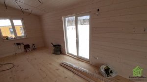 Одноэтажный каркасный дом. Лучшая планировка дома 9х9,5 м.