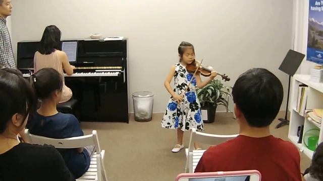 Viotti Violin Concerto No. 23 1st mov. with Cadenza (age 6) смотреть онлайн