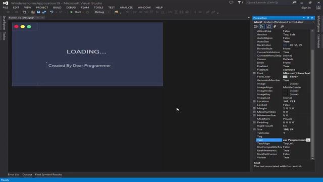 How to Create Modern Splash Screen with Progress Bar using C# | Visual Studio Tutorials смотреть онлайн